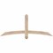 Ekena Millwork Bellingham Smooth Timber Gable Bracket, Douglas Fir, 60"W x 25"H x 3 1/2"D x 3 1/2"F, 10/12 Pitch GBW060X25X0404BEL00SDF - alternate 1